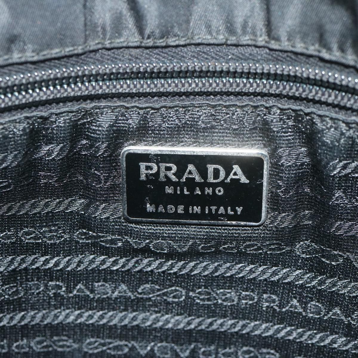 Prada Black Synthetic Tote Bag (Pre-Owned) Size ONE SIZE - 8 Thumbnail