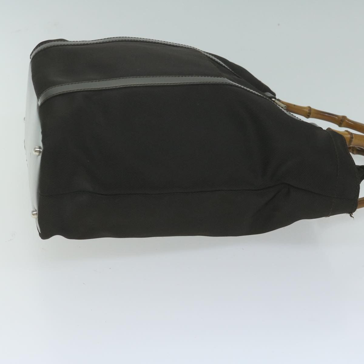 Gucci Bamboo Black Synthetic Tote Bag (Pre-Owned) Size ONE SIZE - 4 Thumbnail