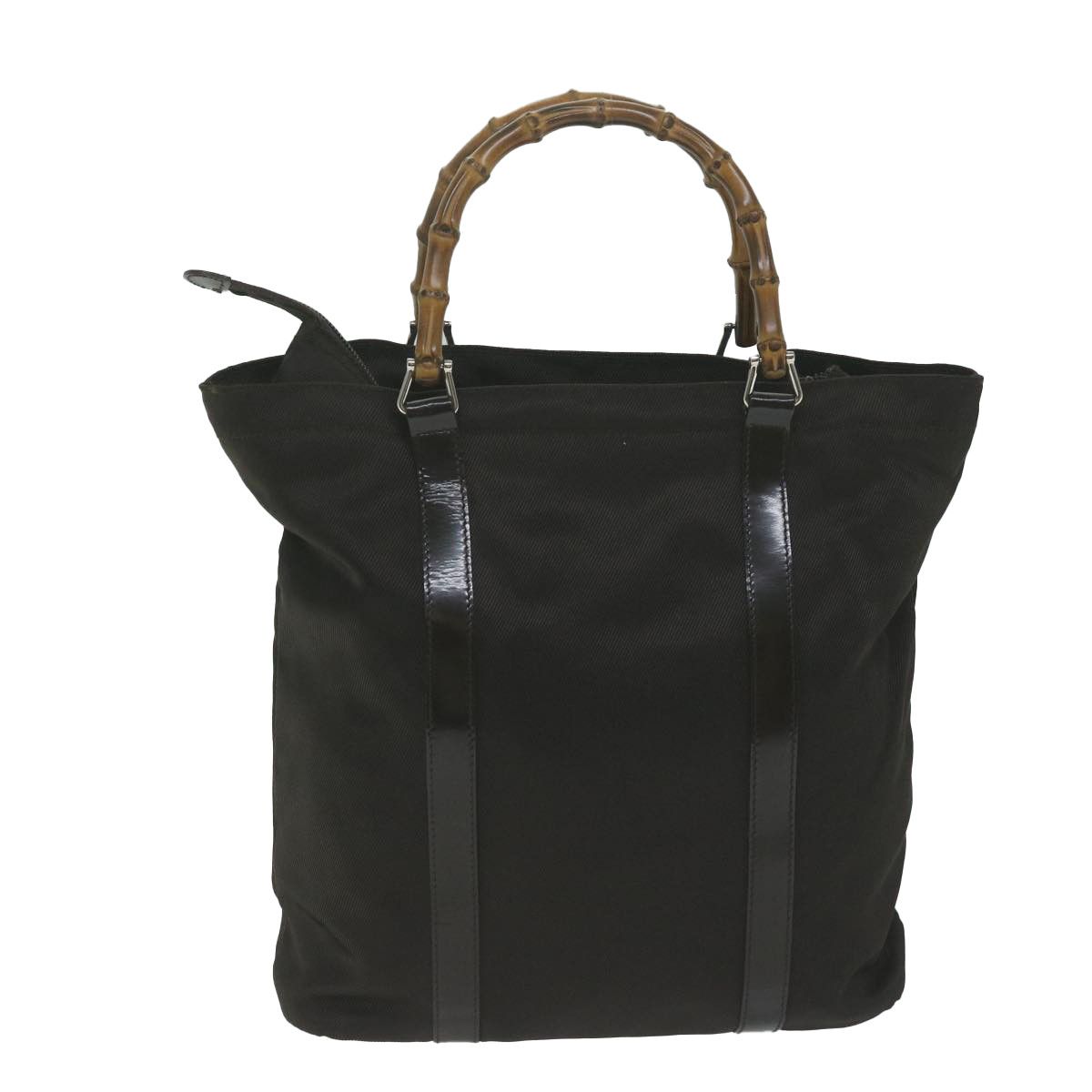 Gucci Bamboo Black Synthetic Tote Bag (Pre-Owned) Size ONE SIZE - 2 Thumbnail