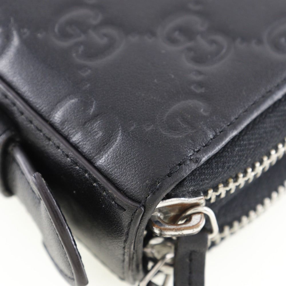 Gucci Travel Case Black Leather Wallet (Pre-Owned) Size ONE SIZE - 6 Thumbnail