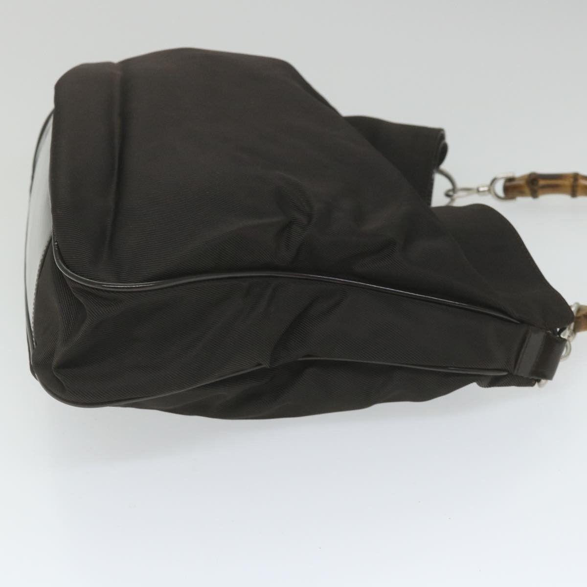 Gucci Bamboo Brown Canvas Shoulder Bag (Pre-Owned) Size ONE SIZE - 12 Thumbnail