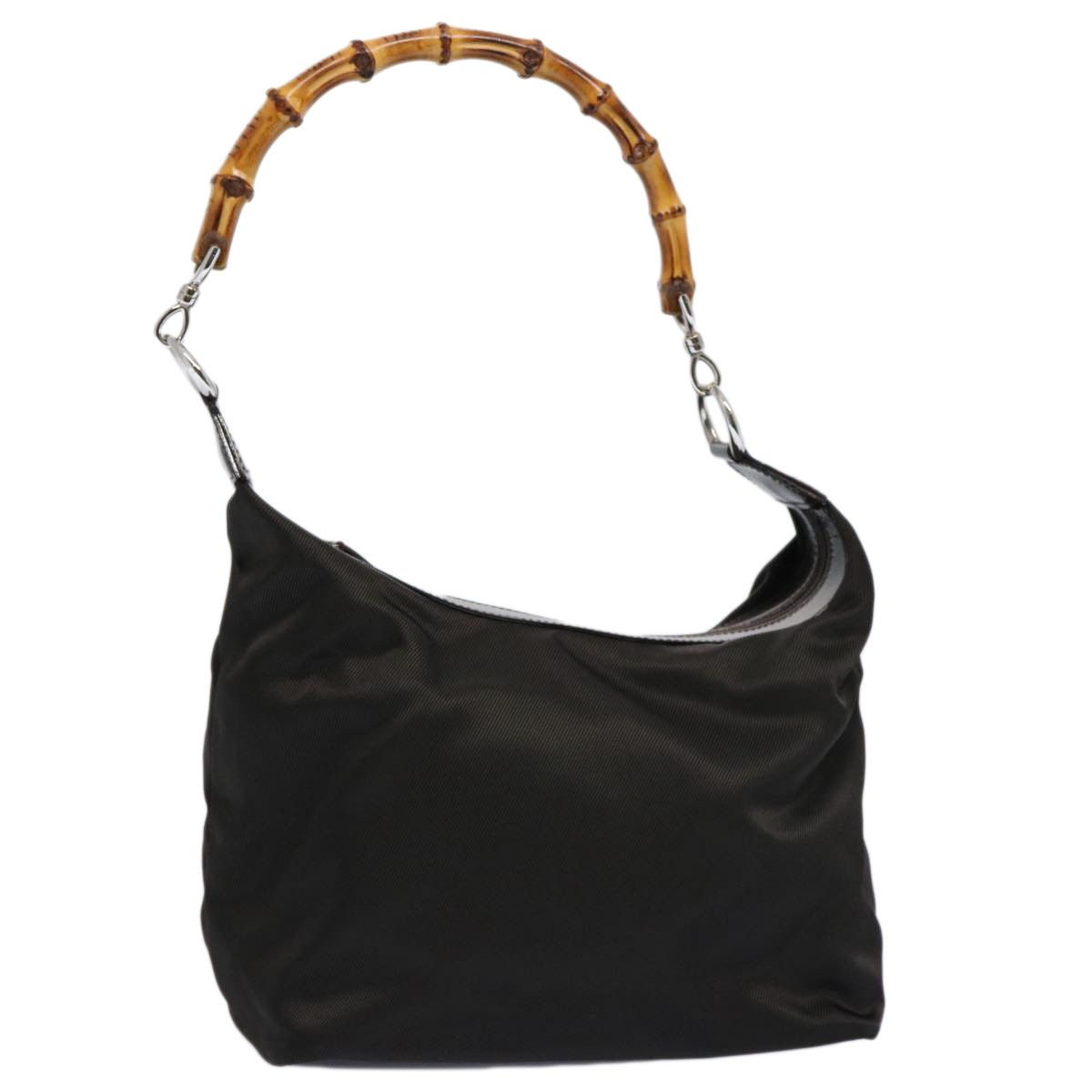 Gucci Bamboo Brown Synthetic Shoulder Bag (Pre-Owned) Size ONE SIZE - 9 Thumbnail