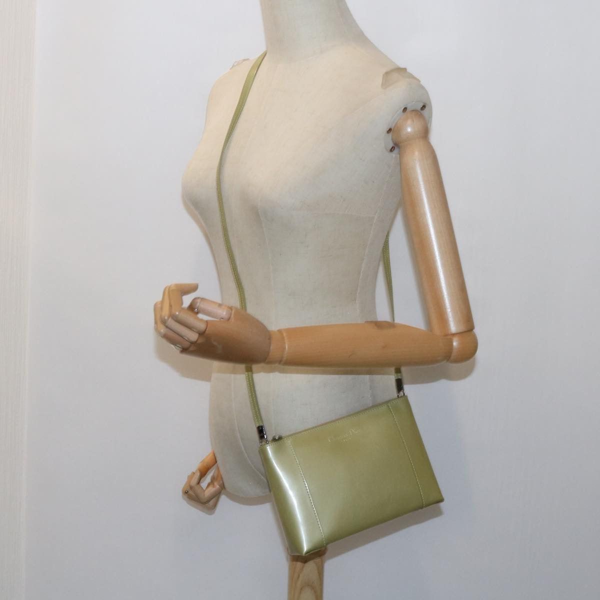 Dior Beige Patent Leather Shoulder Bag (Pre-Owned) Size ONE SIZE - 6 Thumbnail
