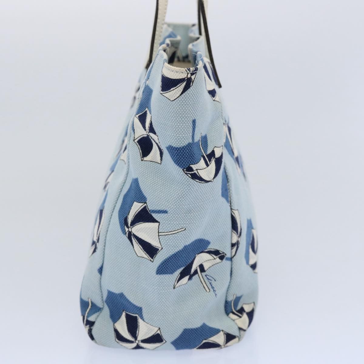 Gucci Blue Canvas Handbag (Pre-Owned) Size ONE SIZE - 10 Thumbnail