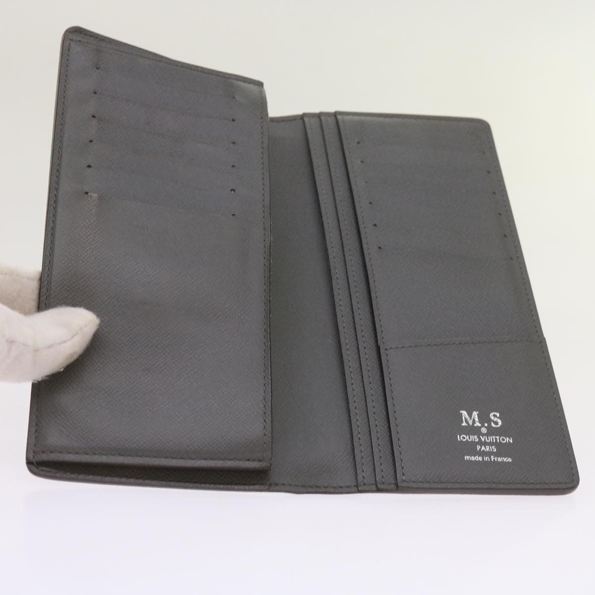 Louis Vuitton Portefeuille Brazza Grey Leather Wallet (Pre-Owned) Size ONE SIZE - 6 Thumbnail