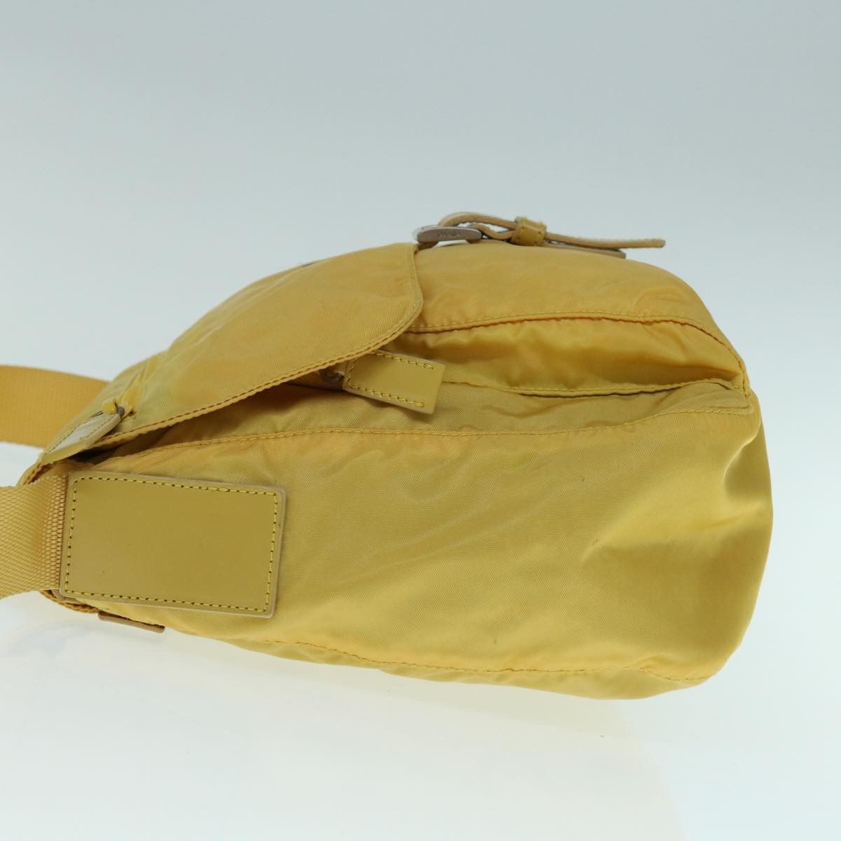 Prada Yellow Canvas Shoulder Bag (Pre-Owned) Size ONE SIZE - 4 Thumbnail