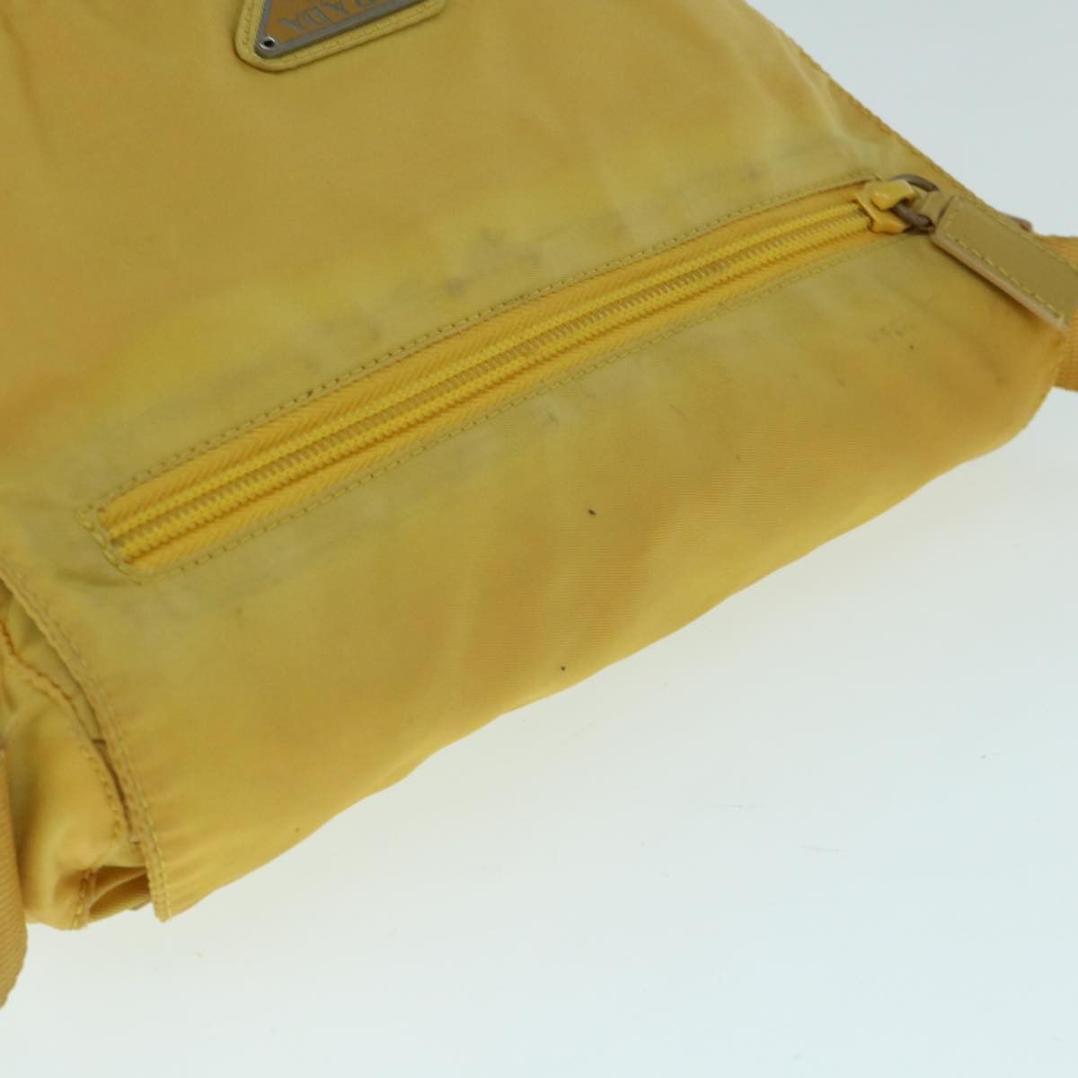 Prada Yellow Canvas Shoulder Bag (Pre-Owned) Size ONE SIZE - 11 Thumbnail
