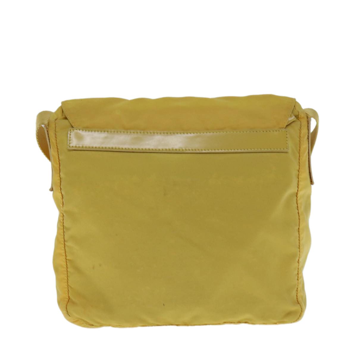 Prada Yellow Canvas Shoulder Bag (Pre-Owned) Size ONE SIZE - 2 Thumbnail