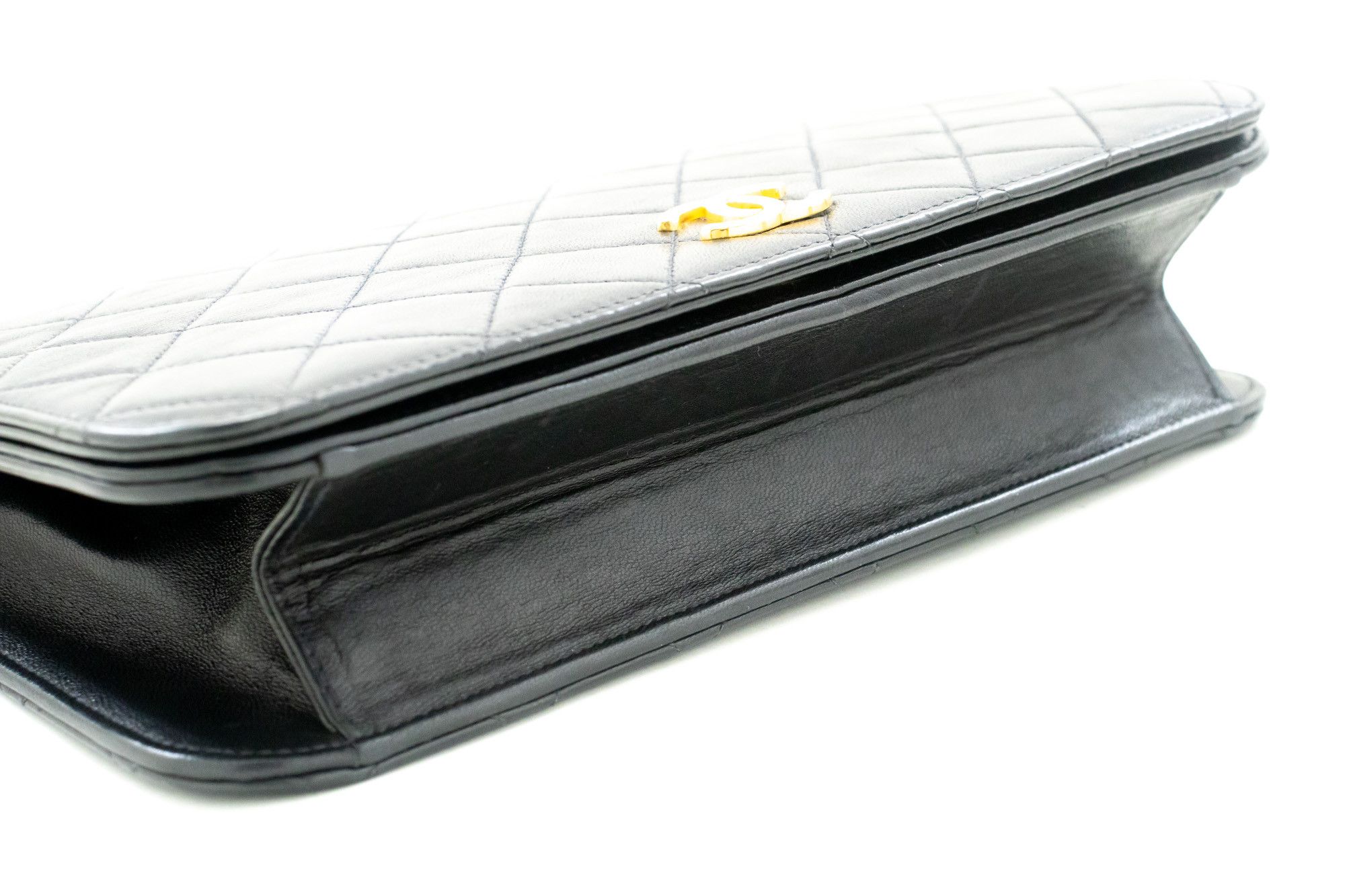 Chanel Full Flap Black Leather Shoulder Bag (Pre-Owned) Size ONE SIZE - 3 Thumbnail