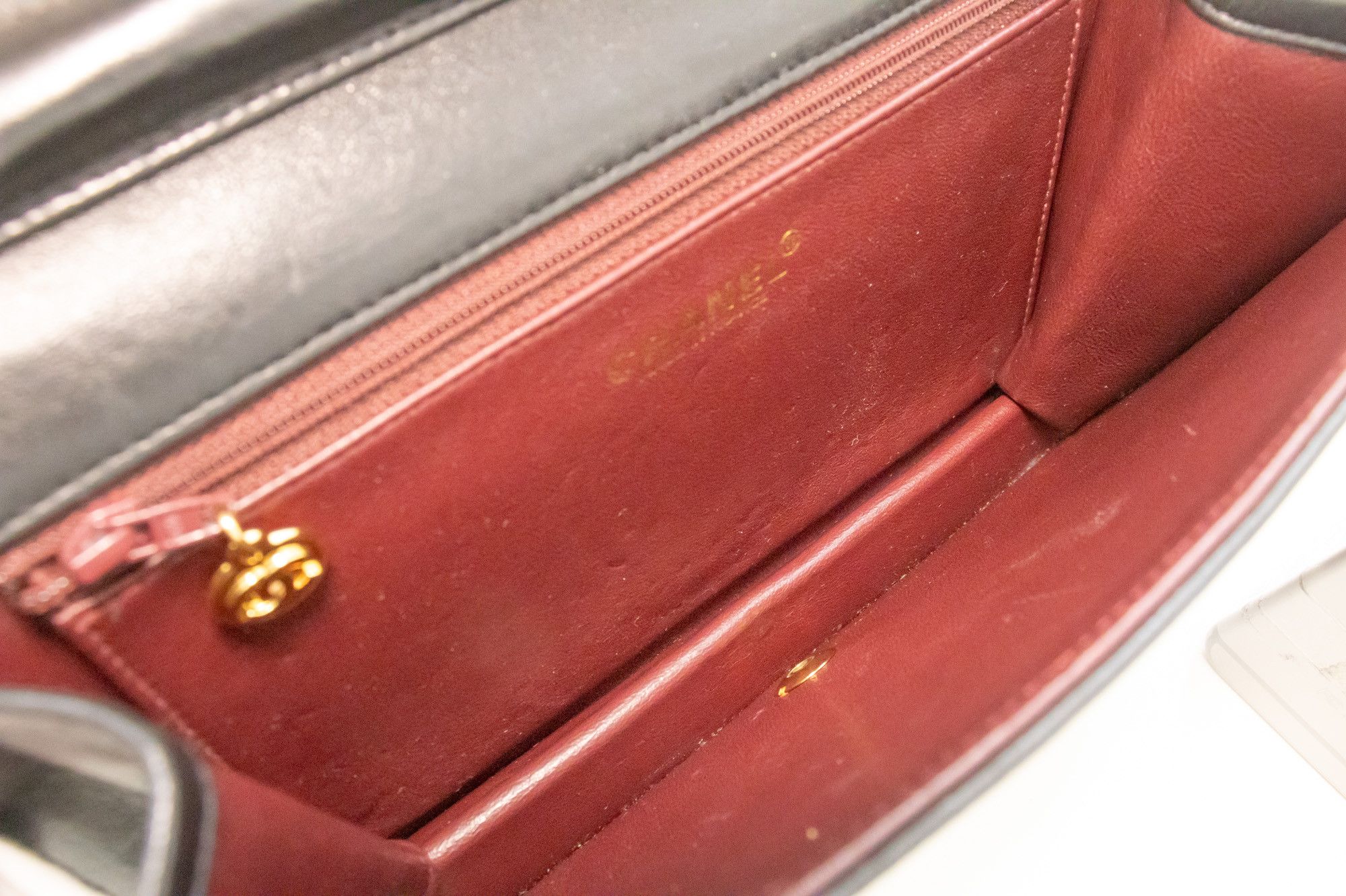 Chanel Full Flap Black Leather Shoulder Bag (Pre-Owned) Size ONE SIZE - 5 Thumbnail
