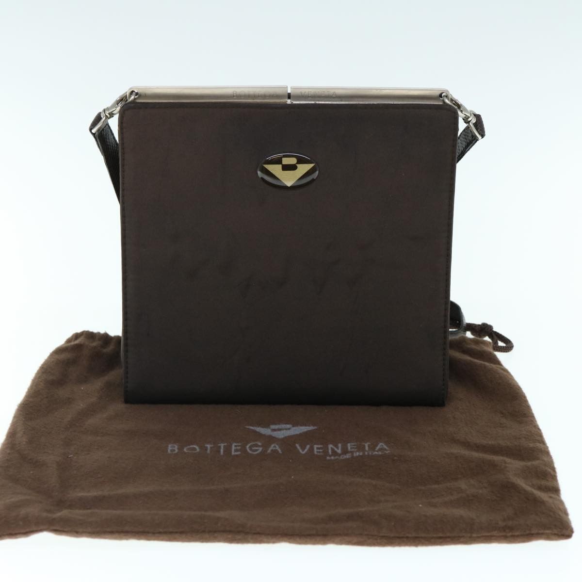 Bottega Veneta Brown Synthetic Shoulder Bag (Pre-Owned) Size ONE SIZE - 10 Thumbnail