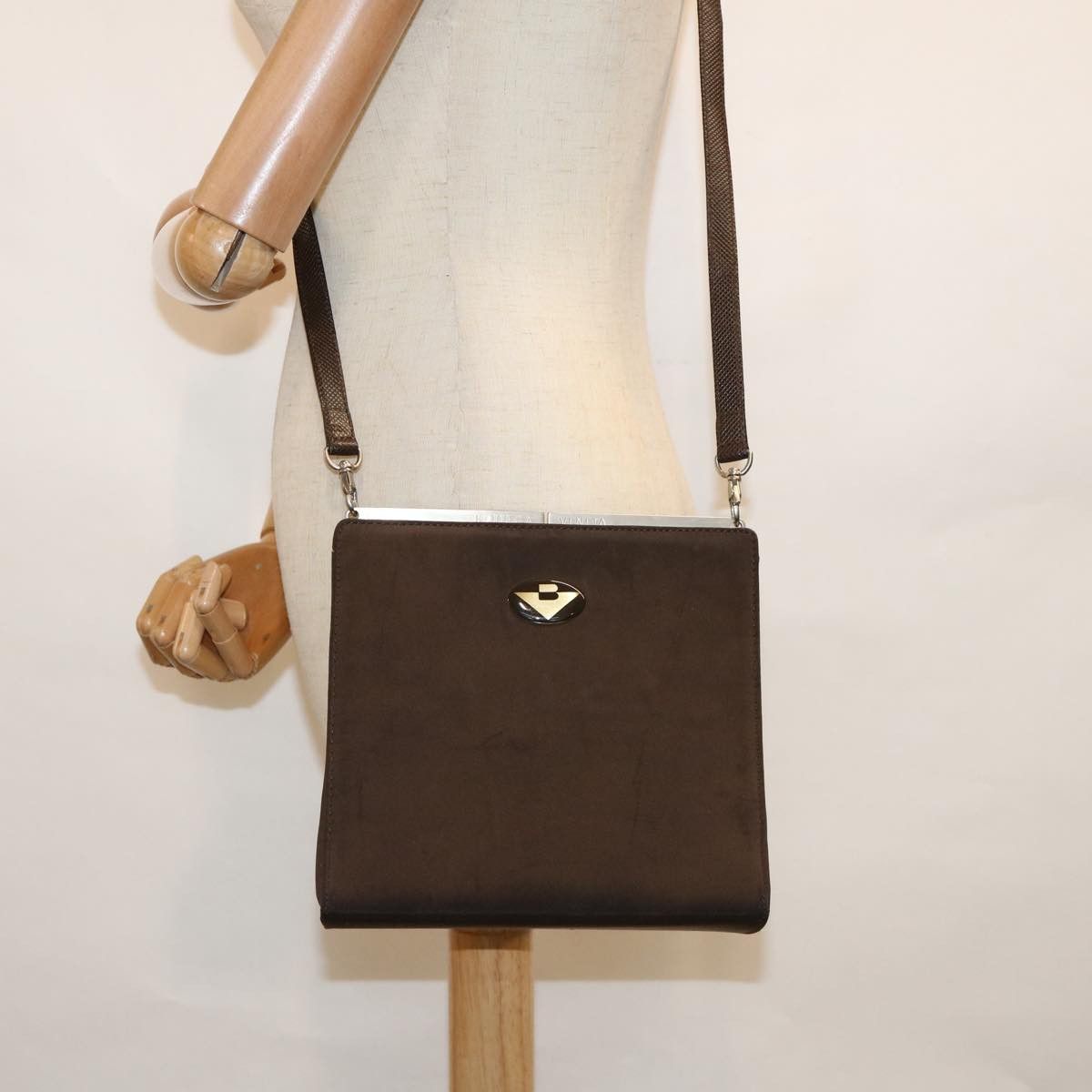 Bottega Veneta Brown Synthetic Shoulder Bag (Pre-Owned) Size ONE SIZE - 6 Thumbnail
