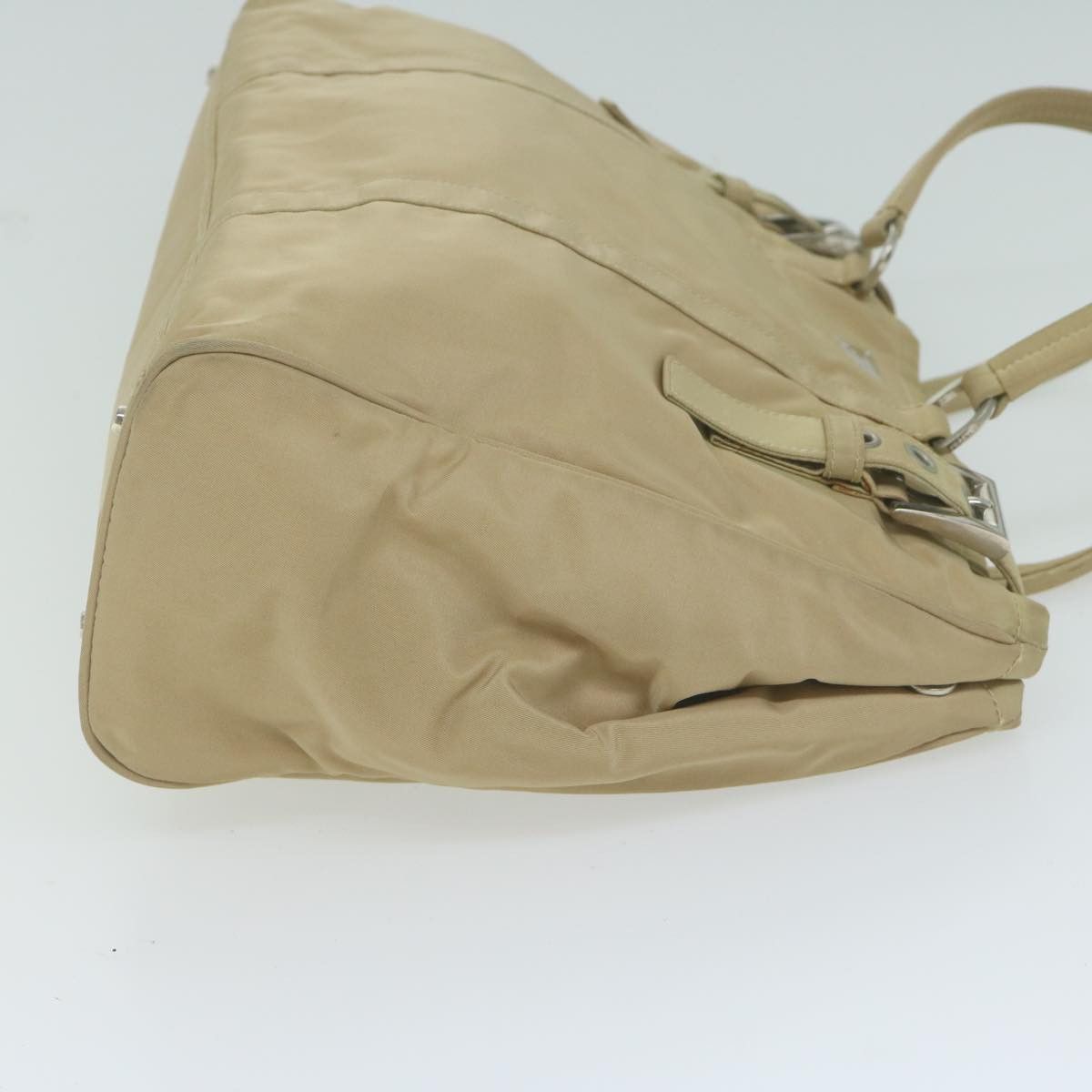 Prada Tessuto Beige Synthetic Tote Bag (Pre-Owned) Size ONE SIZE - 13 Thumbnail