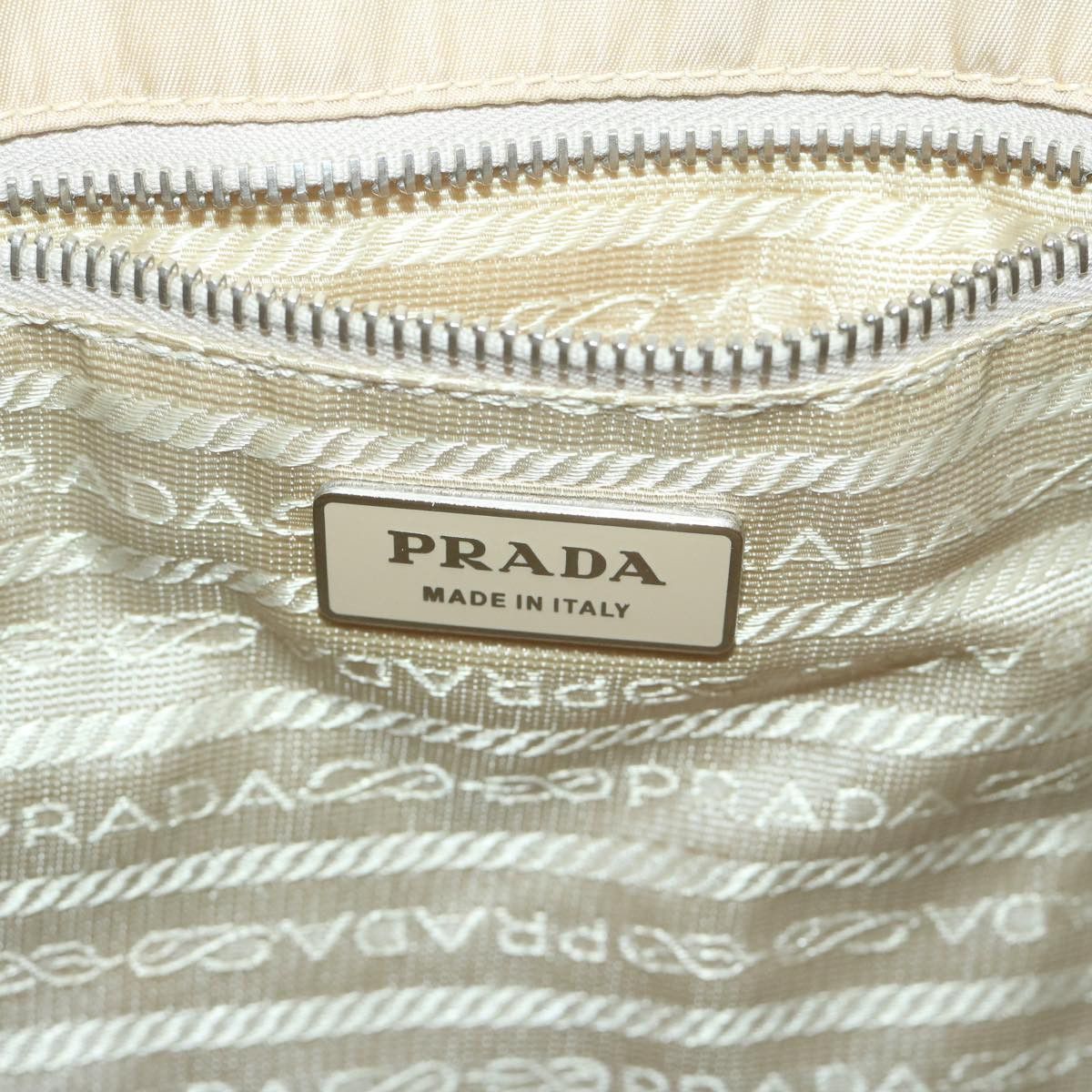 Prada Tessuto Beige Synthetic Tote Bag (Pre-Owned) Size ONE SIZE - 11 Thumbnail