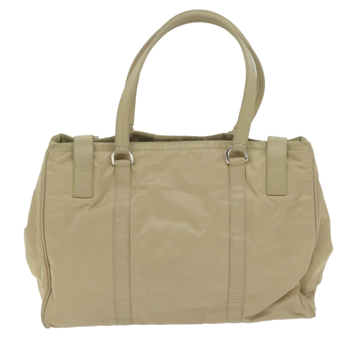 Prada Tessuto Beige Synthetic Tote Bag (Pre-Owned) Size ONE SIZE - 2 Thumbnail