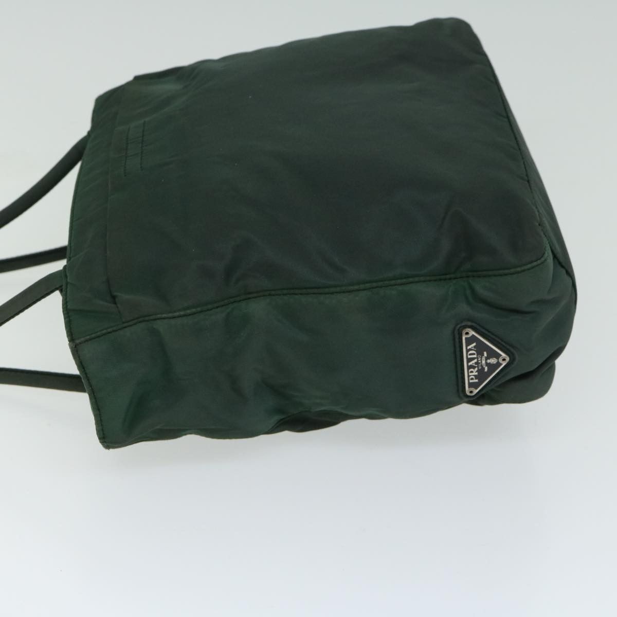 Prada Tessuto Green Synthetic Handbag (Pre-Owned) Size ONE SIZE - 12 Thumbnail