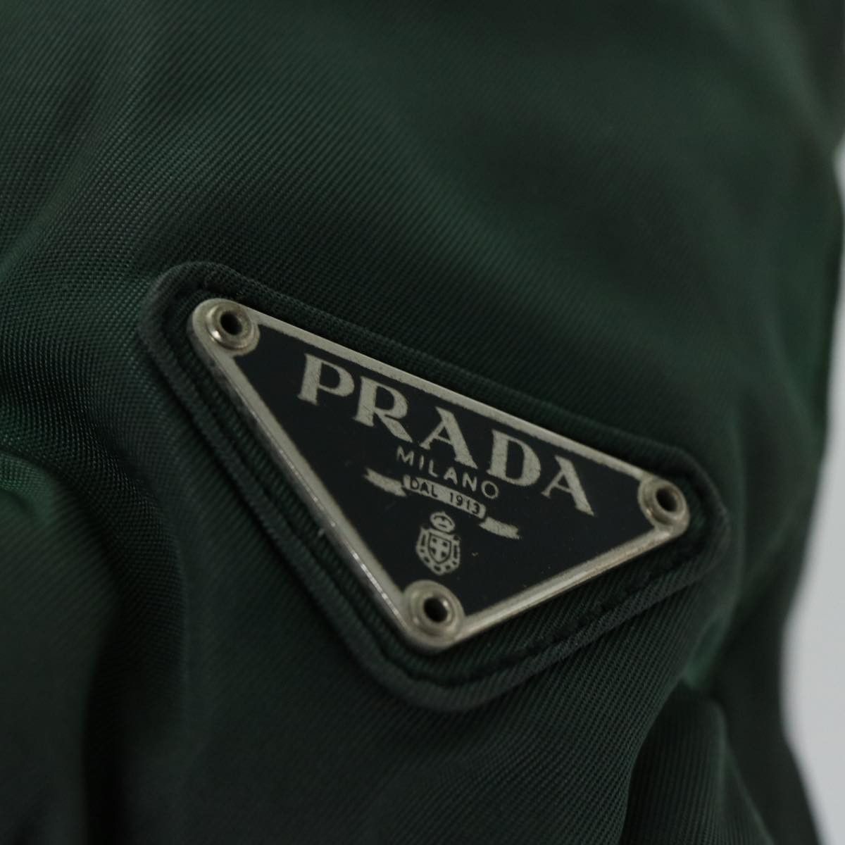 Prada Tessuto Green Synthetic Handbag (Pre-Owned) Size ONE SIZE - 9 Thumbnail