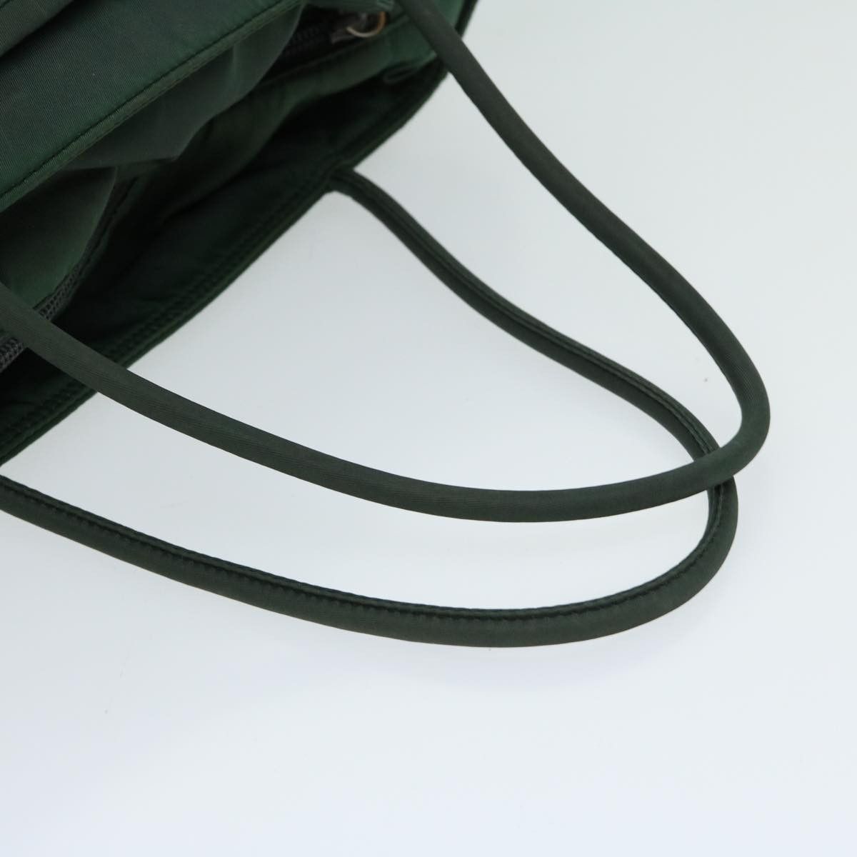 Prada Tessuto Green Synthetic Handbag (Pre-Owned) Size ONE SIZE - 13 Thumbnail