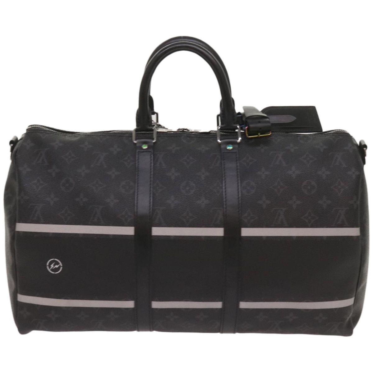 Louis Vuitton Keepall Bandouliere 45 Black Canvas Travel Bag (Pre-Owned) Size ONE SIZE - 2 Thumbnail