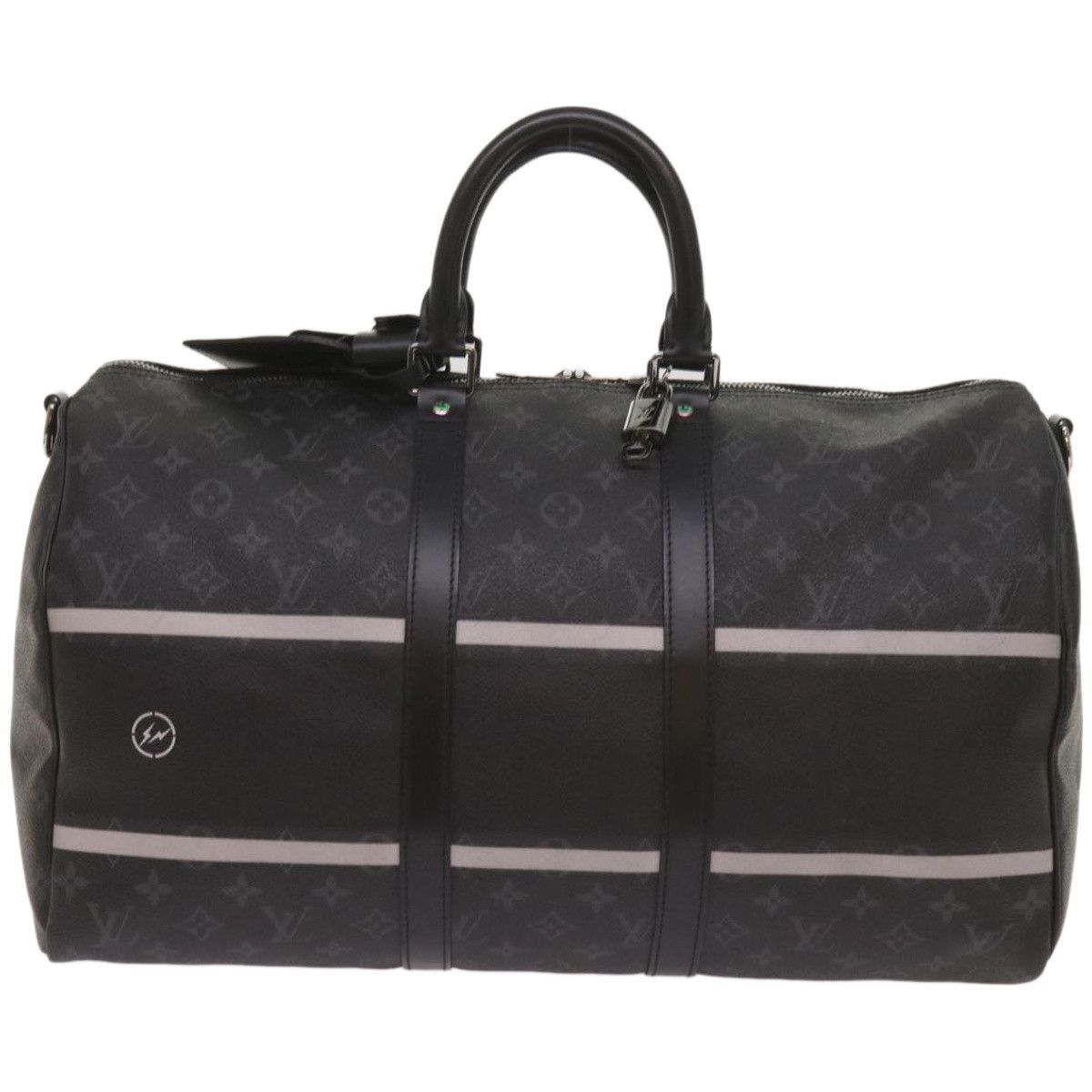 Louis Vuitton Keepall Bandouliere 45 Black Canvas Travel Bag (Pre-Owned) Size ONE SIZE - 10 Thumbnail