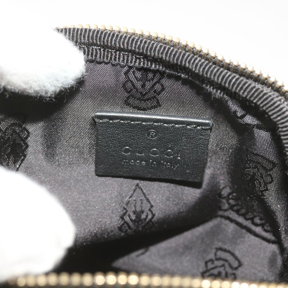 Gucci Gg Signature Black Leather Shoulder Bag (Pre-Owned) Size ONE SIZE - 8 Thumbnail