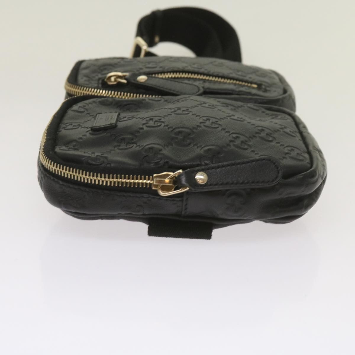 Gucci Gg Signature Black Leather Shoulder Bag (Pre-Owned) Size ONE SIZE - 11 Thumbnail