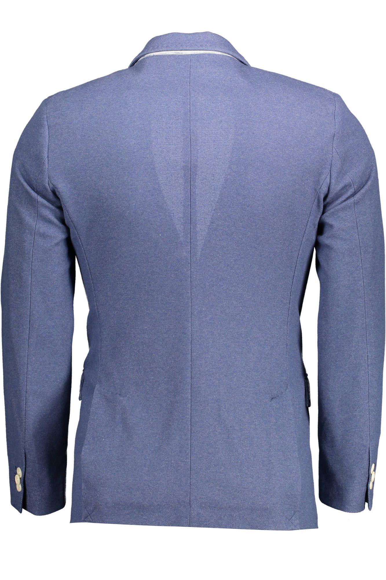 Gant Blue Polyester Men Men's Jacket Size US M / EU 48-50 / 2 - 2 Thumbnail