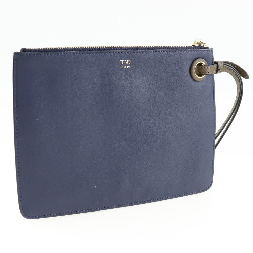 Fendi Mania Multicolour Leather Clutch Bag (Pre-Owned) Size ONE SIZE - 2 Thumbnail