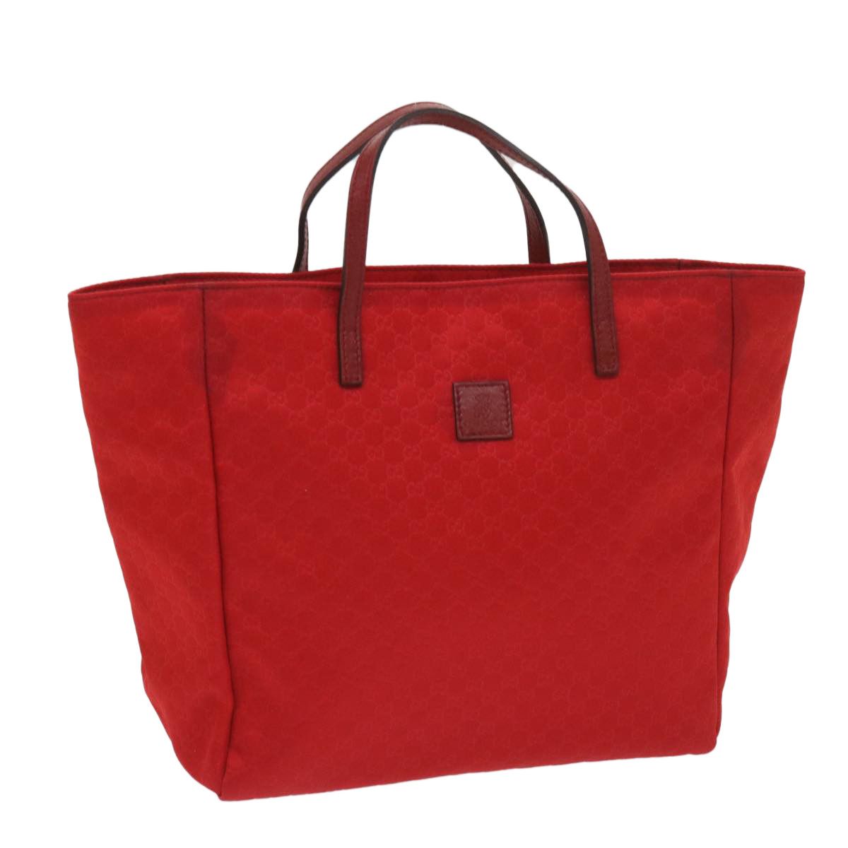 Gucci Gg Canvas Red Synthetic Tote Bag (Pre-Owned) Size ONE SIZE - 13 Thumbnail