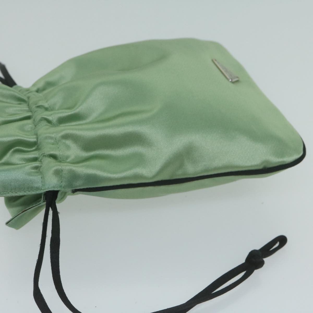 Prada Green Synthetic Clutch Bag (Pre-Owned) Size ONE SIZE - 9 Thumbnail