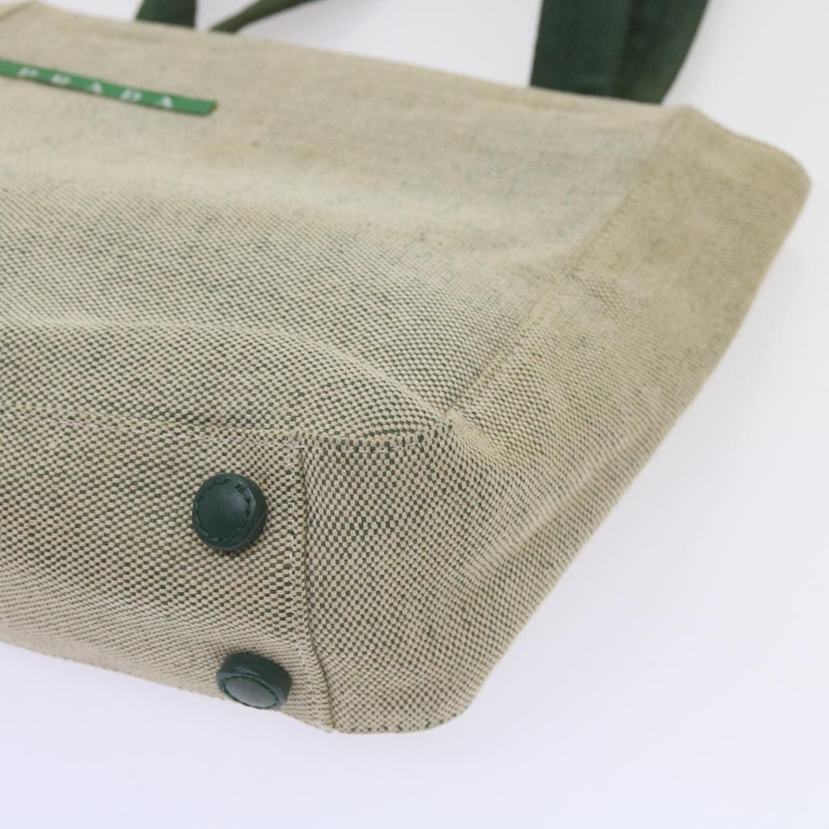 Prada Sports Beige Canvas Handbag (Pre-Owned) Size ONE SIZE - 8 Thumbnail