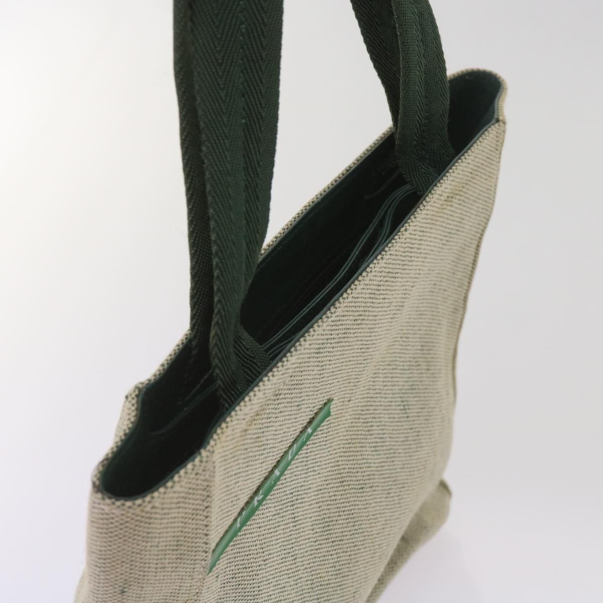 Prada Sports Beige Canvas Handbag (Pre-Owned) Size ONE SIZE - 4 Thumbnail