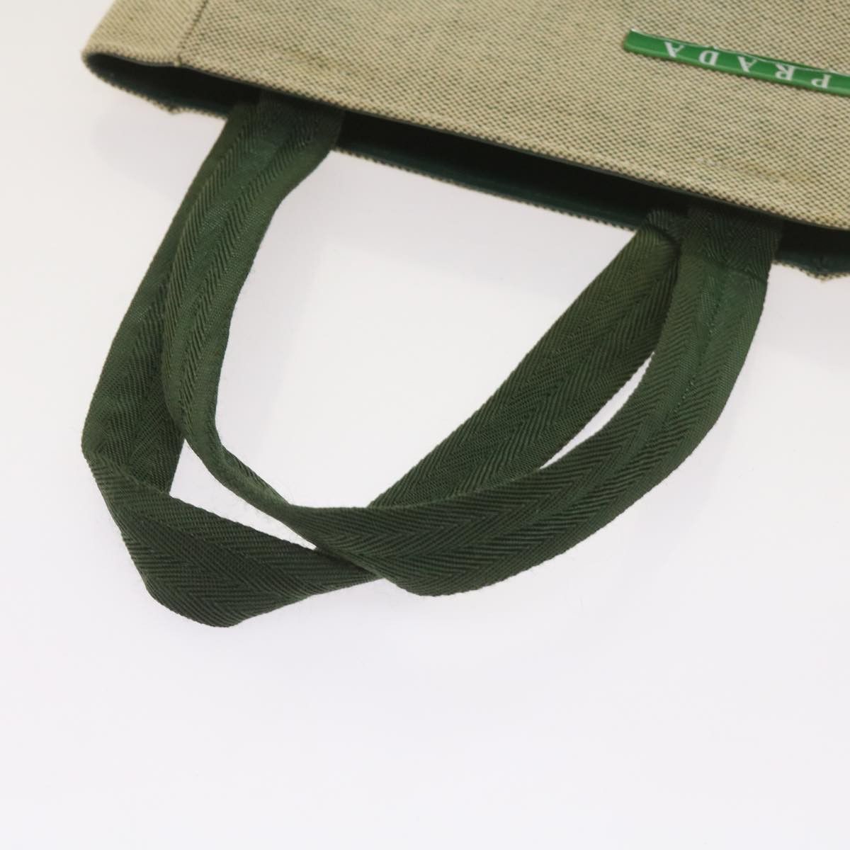 Prada Sports Beige Canvas Handbag (Pre-Owned) Size ONE SIZE - 9 Thumbnail