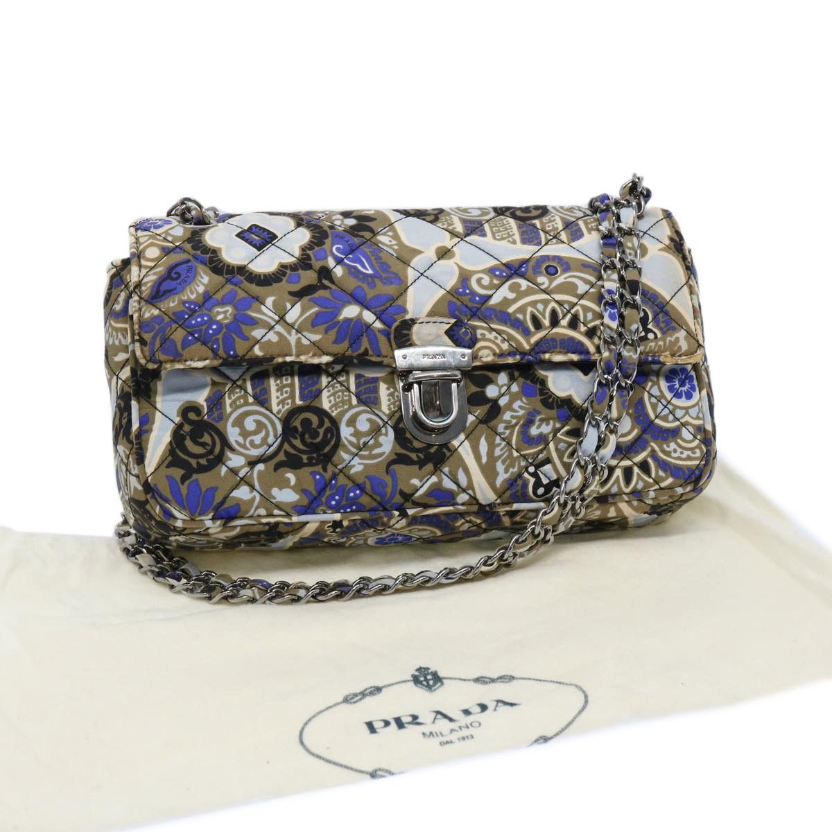 Prada Tessuto Multicolour Synthetic Shoulder Bag (Pre-Owned) Size ONE SIZE - 8 Thumbnail