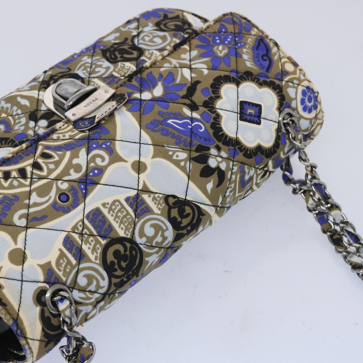 Prada Tessuto Multicolour Synthetic Shoulder Bag (Pre-Owned) Size ONE SIZE - 4 Thumbnail