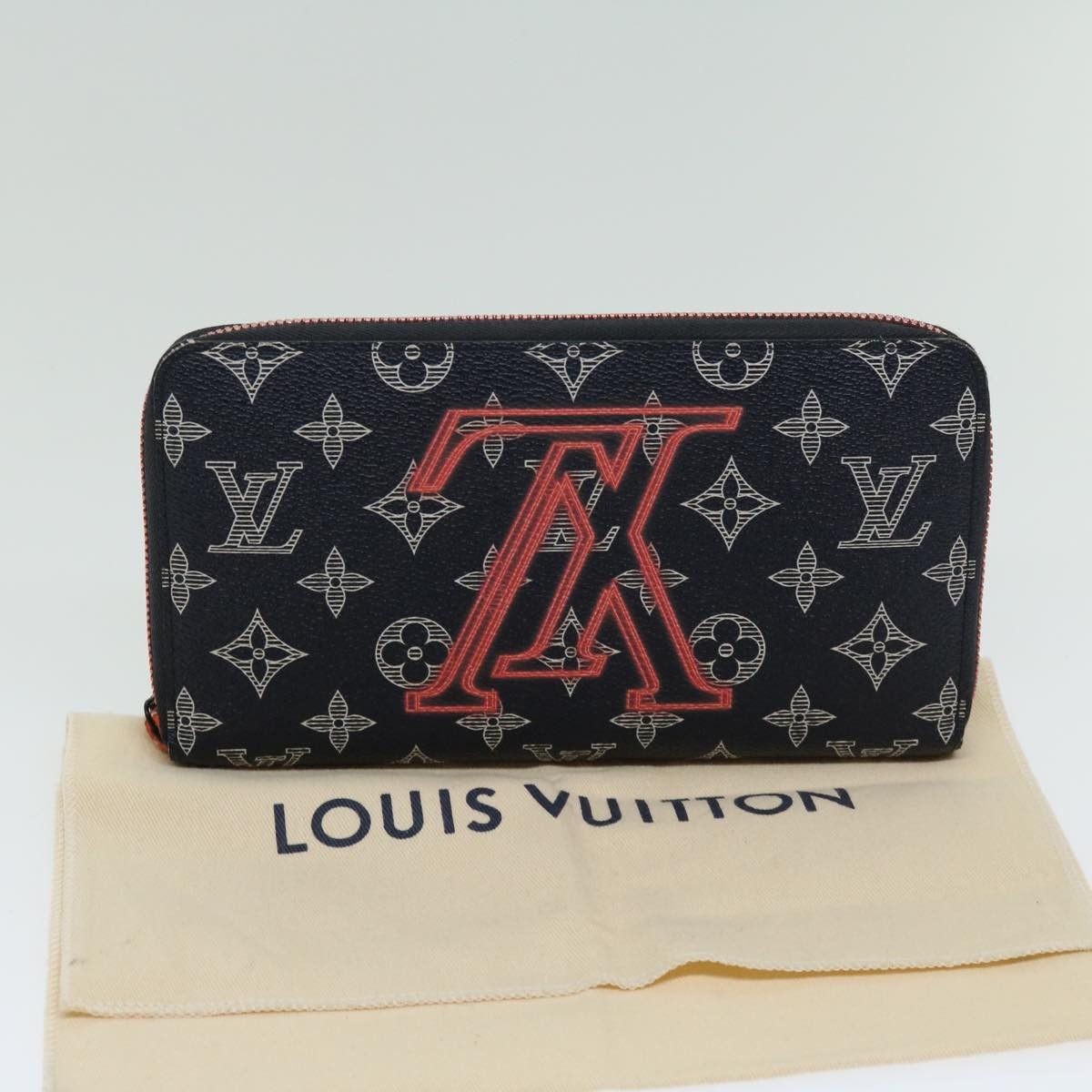 Louis Vuitton Zippy Organizer Black Canvas Wallet (Pre-Owned) Size ONE SIZE - 8 Thumbnail