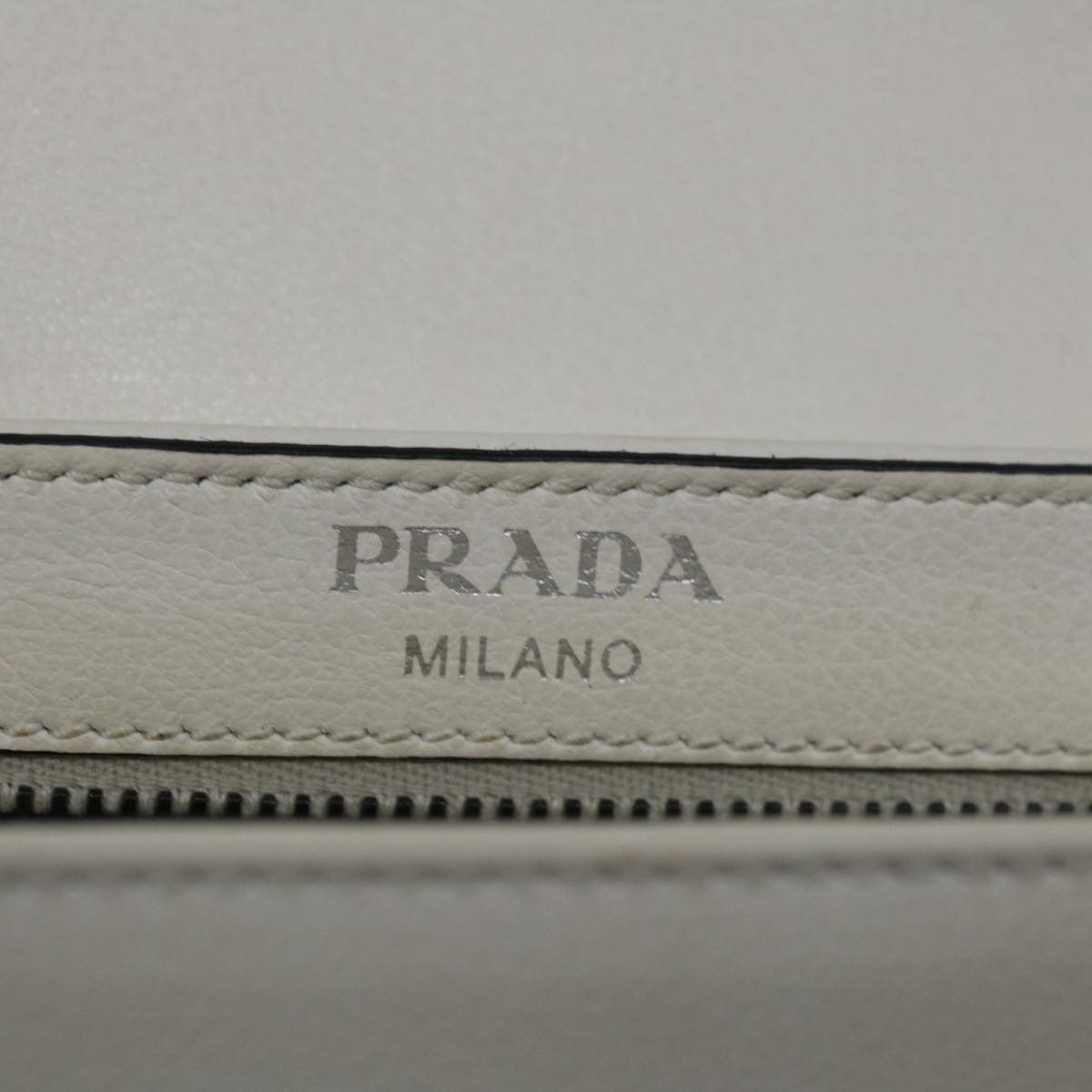 Prada Galleria Beige Leather Shoulder Bag (Pre-Owned) Size ONE SIZE - 8 Thumbnail