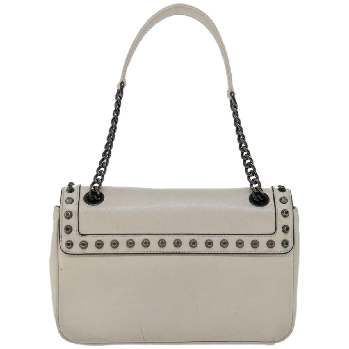 Prada Galleria Beige Leather Shoulder Bag (Pre-Owned) Size ONE SIZE - 2 Thumbnail