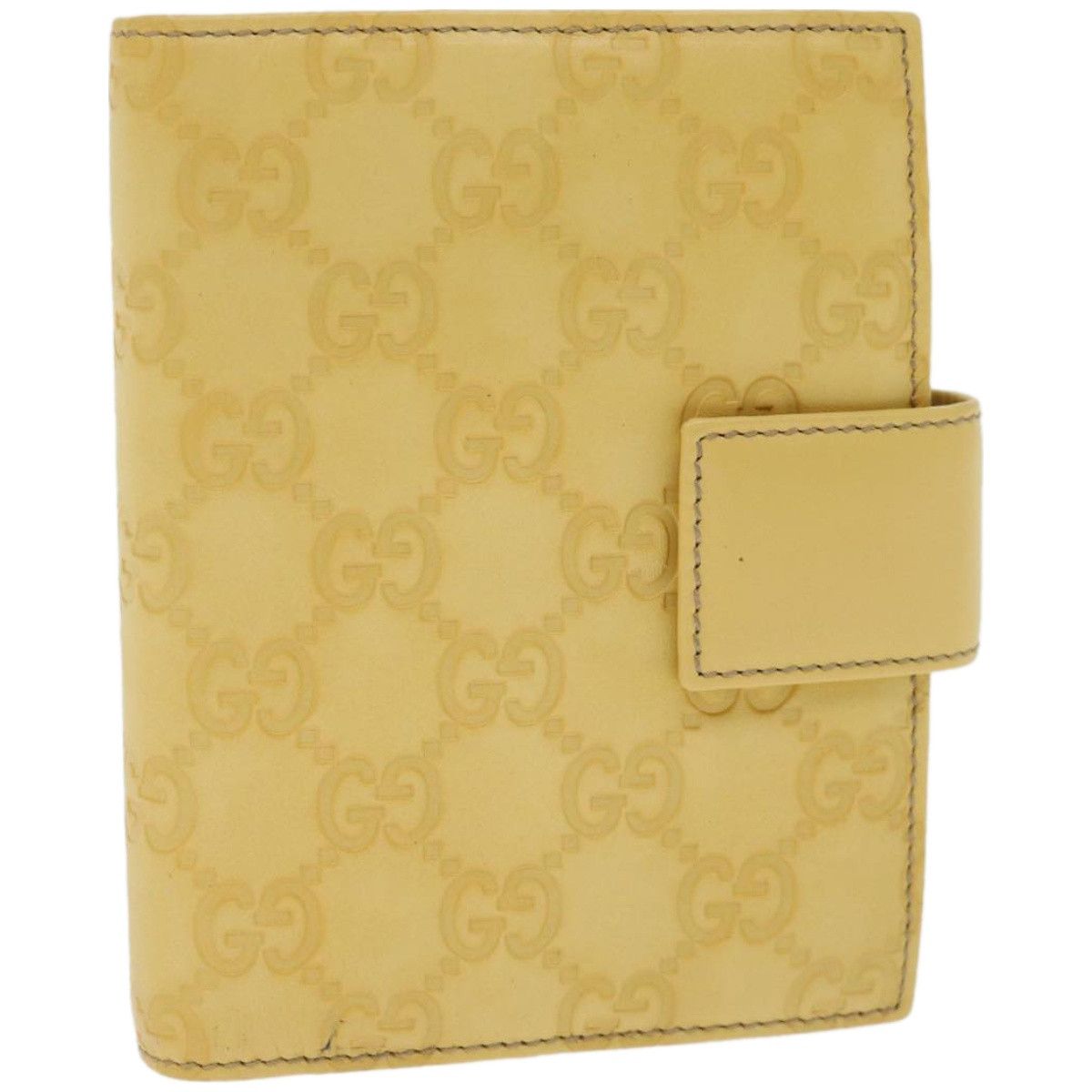 Gucci Couverture Agenda Yellow Leather Wallet (Pre-Owned) Size ONE SIZE - 2 Thumbnail