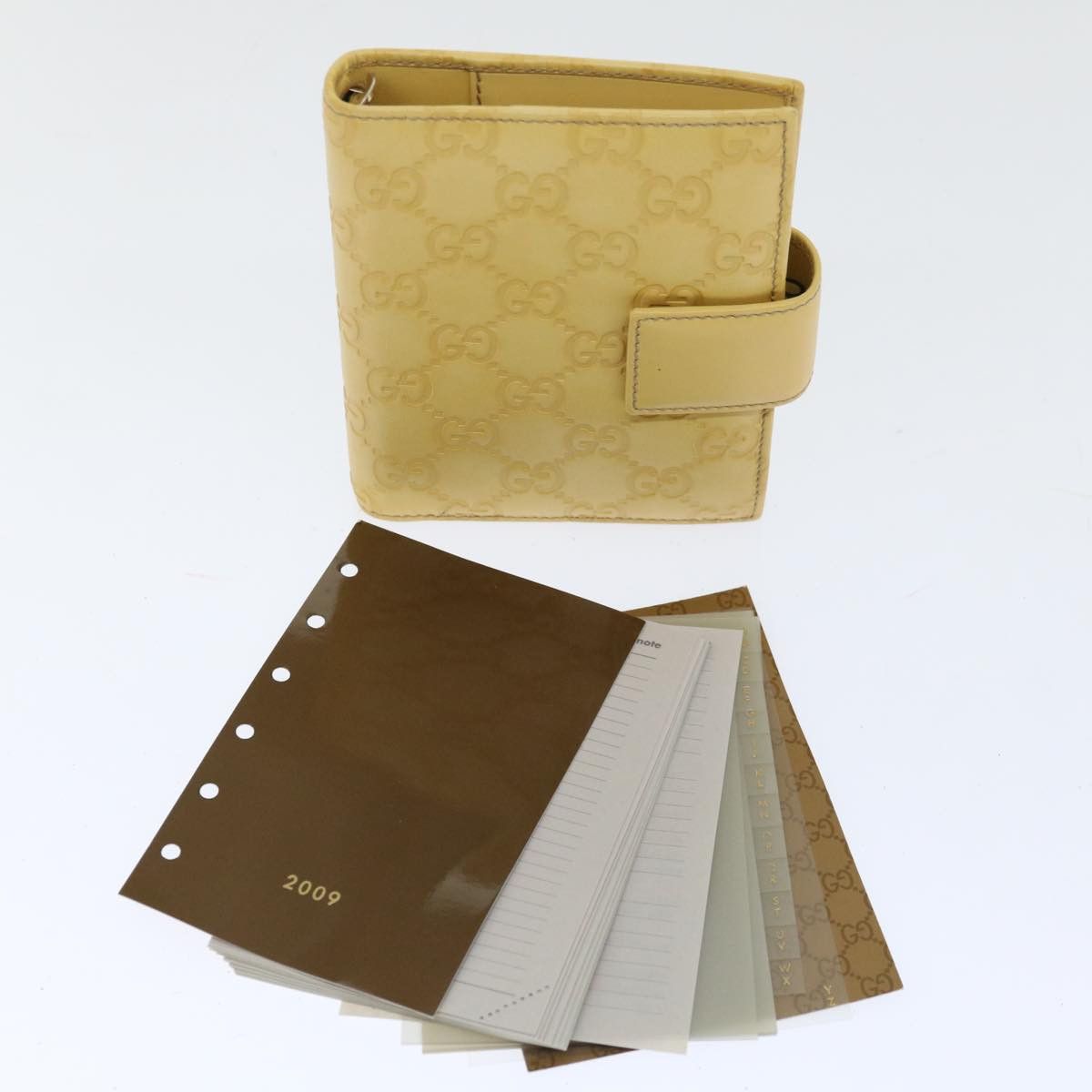 Gucci Couverture Agenda Yellow Leather Wallet (Pre-Owned) Size ONE SIZE - 9 Thumbnail