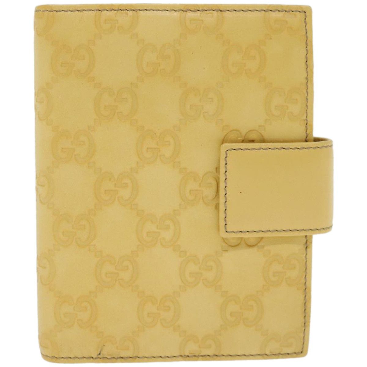 Gucci Couverture Agenda Yellow Leather Wallet (Pre-Owned) Size ONE SIZE - 10 Thumbnail