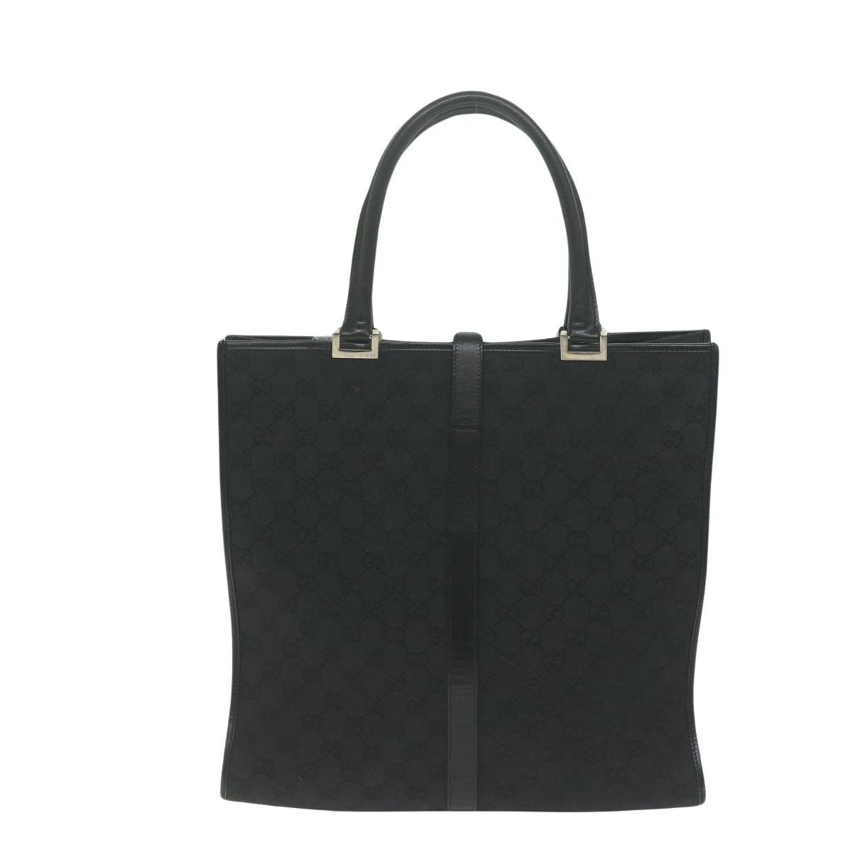 Gucci Jackie Black Canvas Handbag (Pre-Owned) Size ONE SIZE - 2 Thumbnail