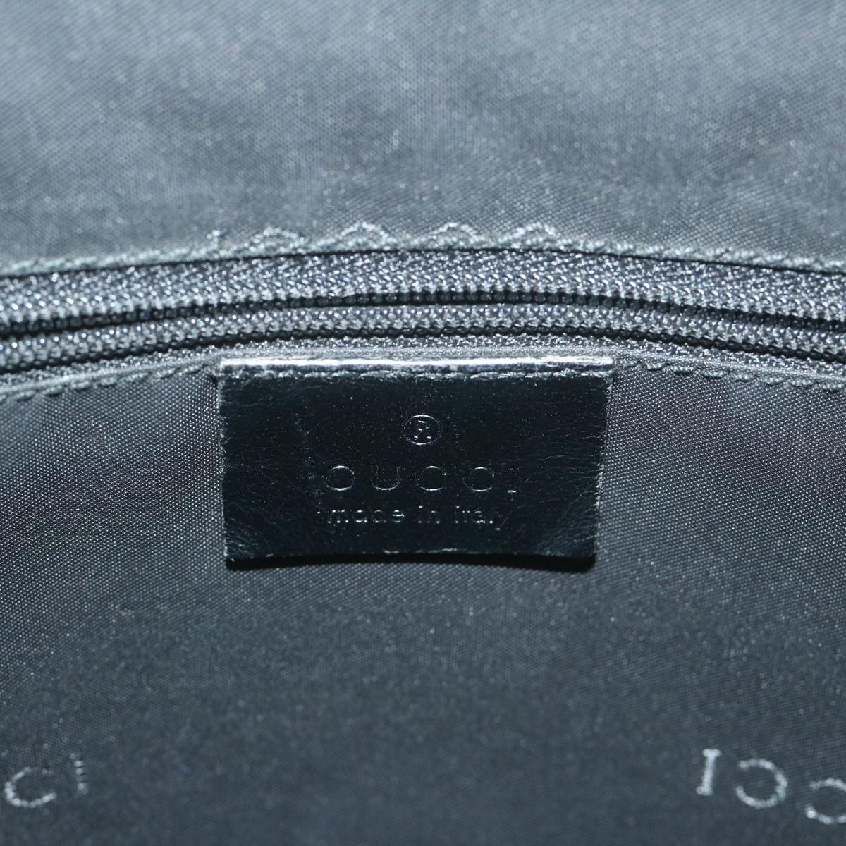 Gucci Jackie Black Canvas Handbag (Pre-Owned) Size ONE SIZE - 7 Thumbnail
