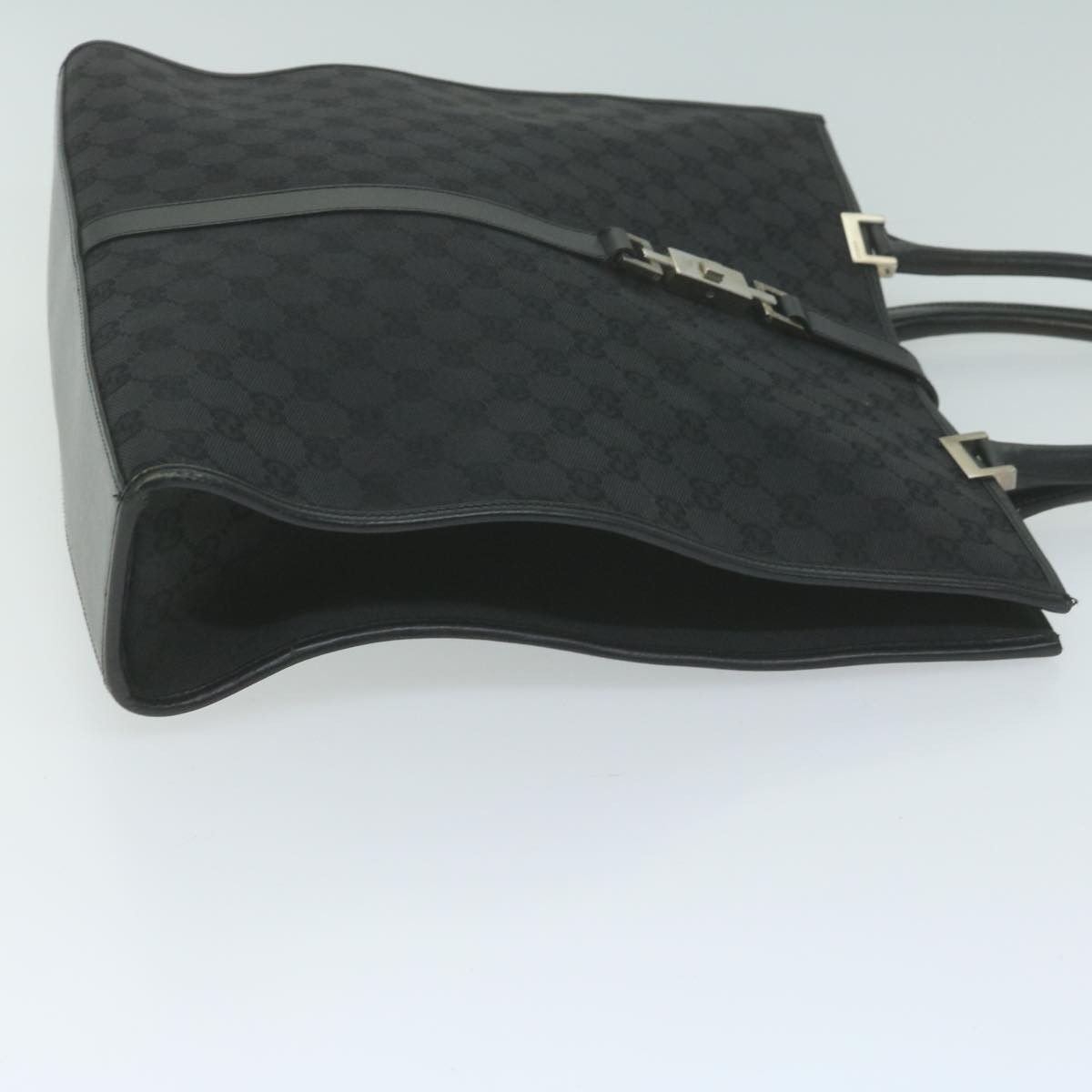 Gucci Jackie Black Canvas Handbag (Pre-Owned) Size ONE SIZE - 11 Thumbnail