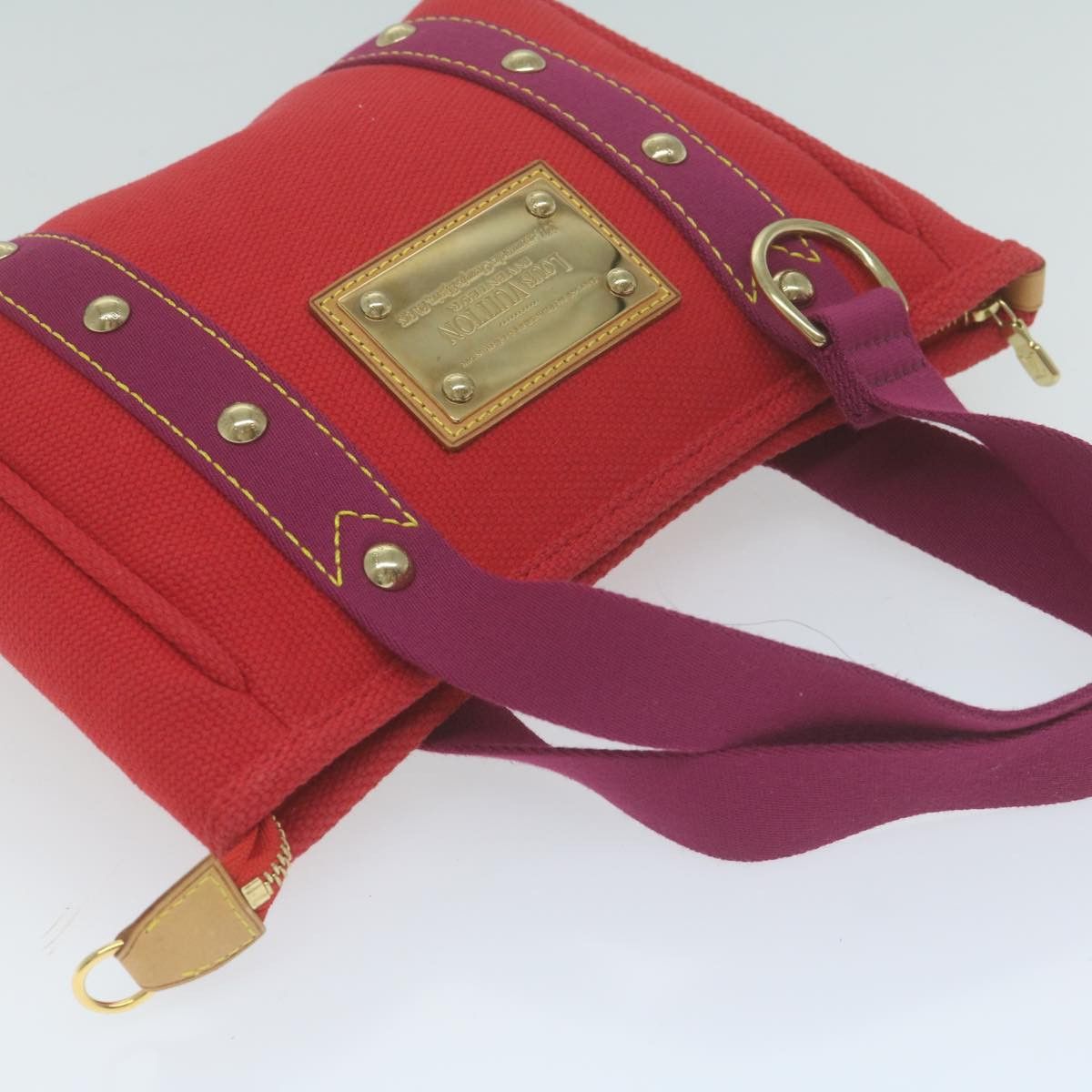 Louis Vuitton Cabas Red Canvas Tote Bag (Pre-Owned) Size ONE SIZE - 11 Thumbnail