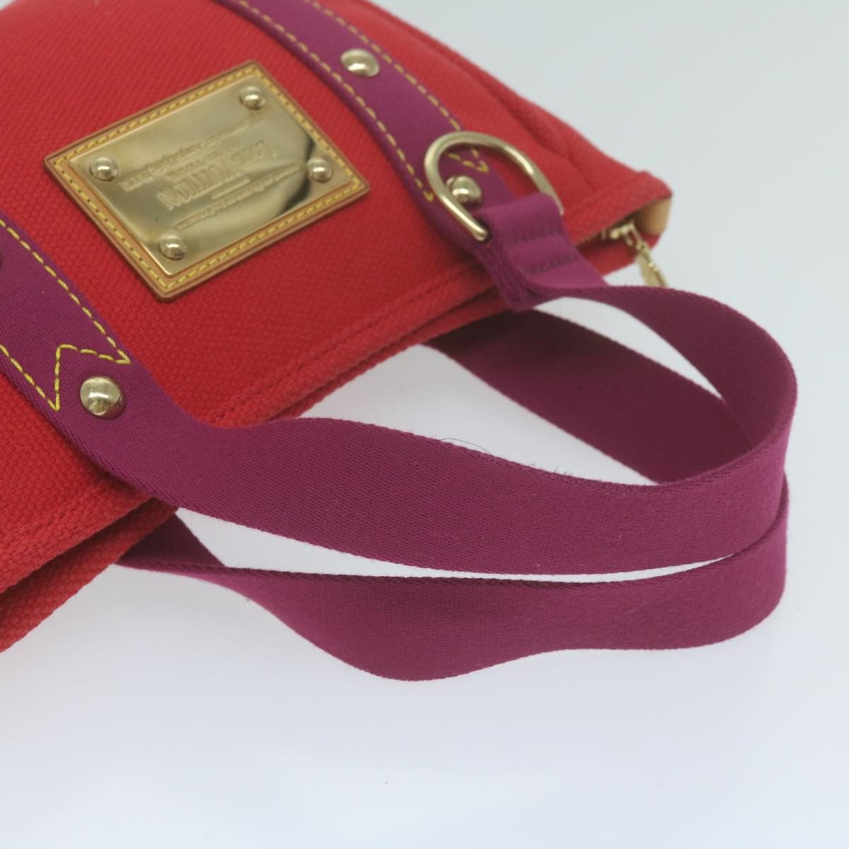 Louis Vuitton Cabas Red Canvas Tote Bag (Pre-Owned) Size ONE SIZE - 4 Thumbnail