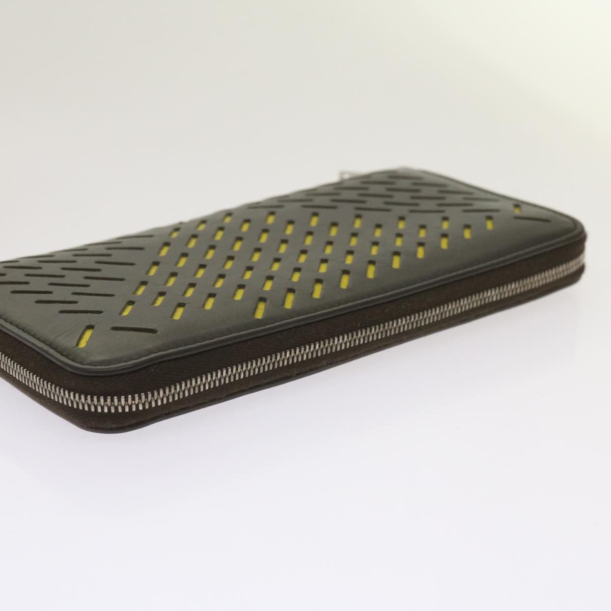 Bottega Veneta Green Leather Wallet (Pre-Owned) Size ONE SIZE - 3 Thumbnail