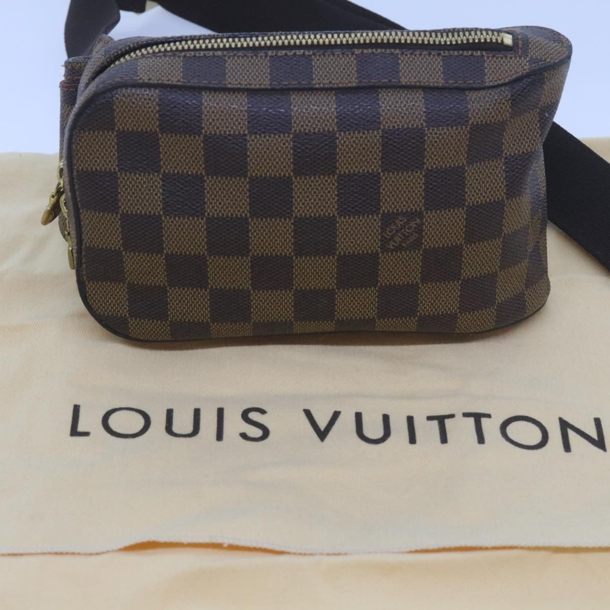 Louis Vuitton Geronimos Brown Canvas Shoulder Bag (Pre-Owned) Size ONE SIZE - 7 Thumbnail