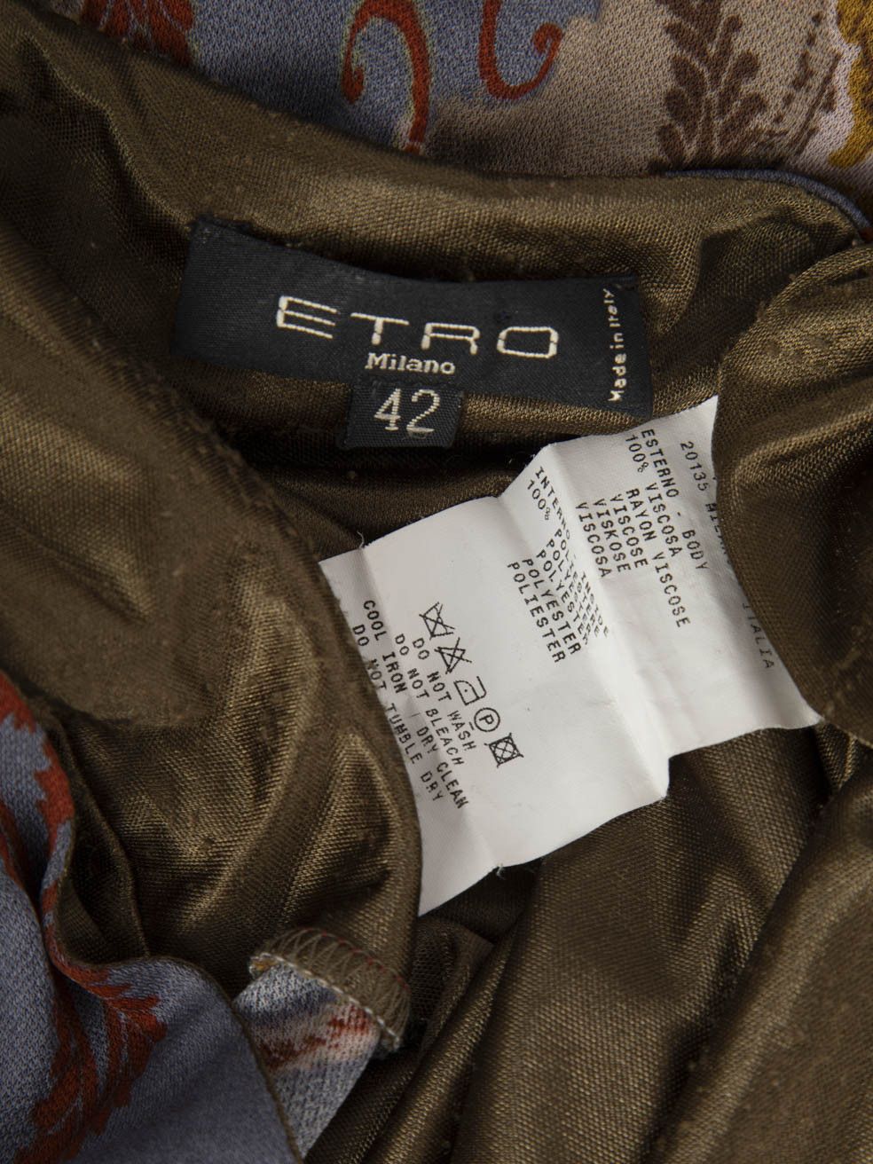 Etro Paisley Patterned Midi Dress Size M / US 6-8 / IT 42-44 - 7 Thumbnail