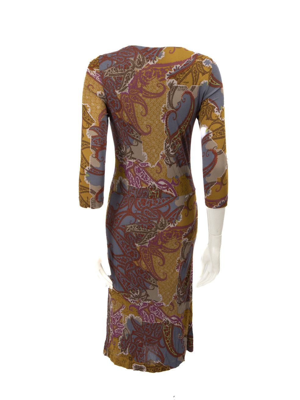 Etro Paisley Patterned Midi Dress Size M / US 6-8 / IT 42-44 - 3 Thumbnail